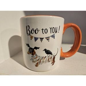 Dachshund Dog Halloween Mug "Boo to You" by Sweet Living Collection 20 oz NEW